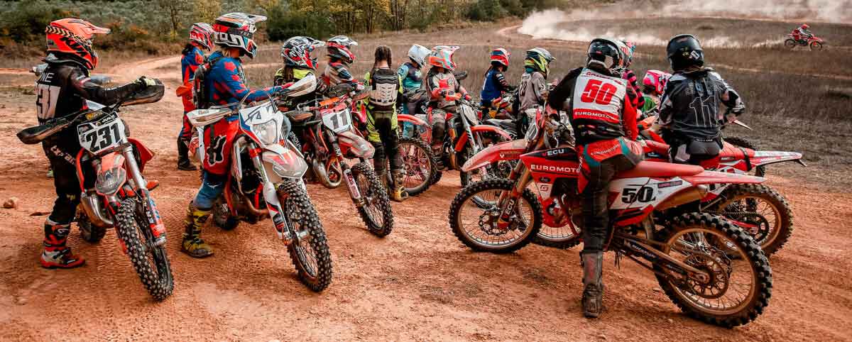 Ajuste de suspensiones para motos off road